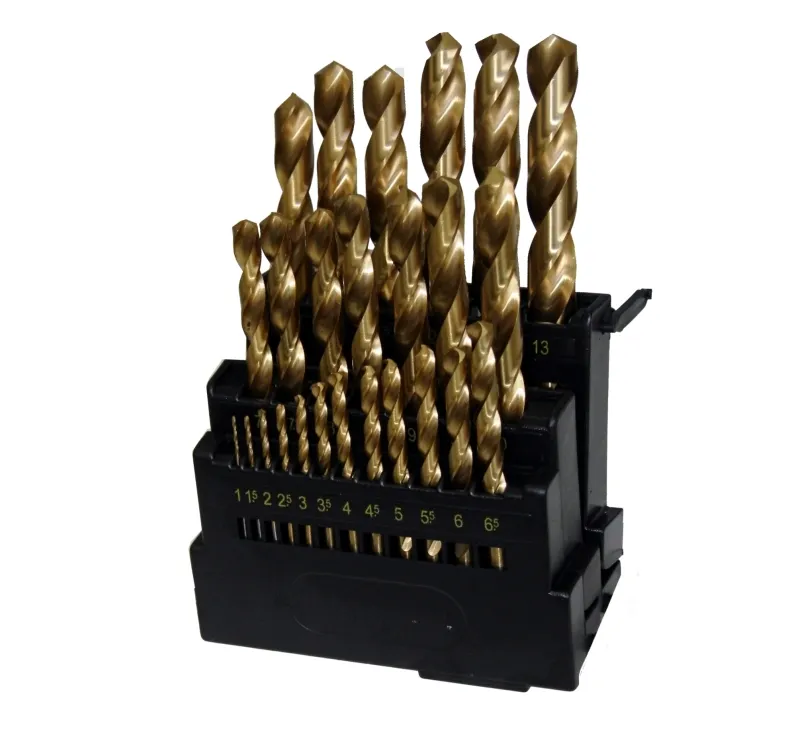 Waart Zestaw wierteł do metalu podwójnie szlifowanych, tytanowych 25szt. 1.0-13.0mm  JU-XST-03 