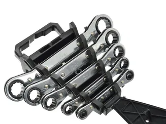 Geko Komplet kluczy oczkowych z grzechotką 6-22mm G10046  - 2