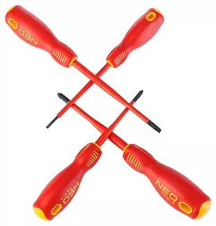 NEO Tools Zestaw wkrętaków izolowanych 1000V slim 4 szt. 04-144 - 10