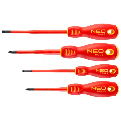 NEO Tools Zestaw wkrętaków izolowanych 1000V slim 4 szt. 04-144