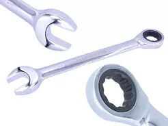 Waart Klucz płasko-oczkowy z grzechotką 15mm JU-IRW-1015