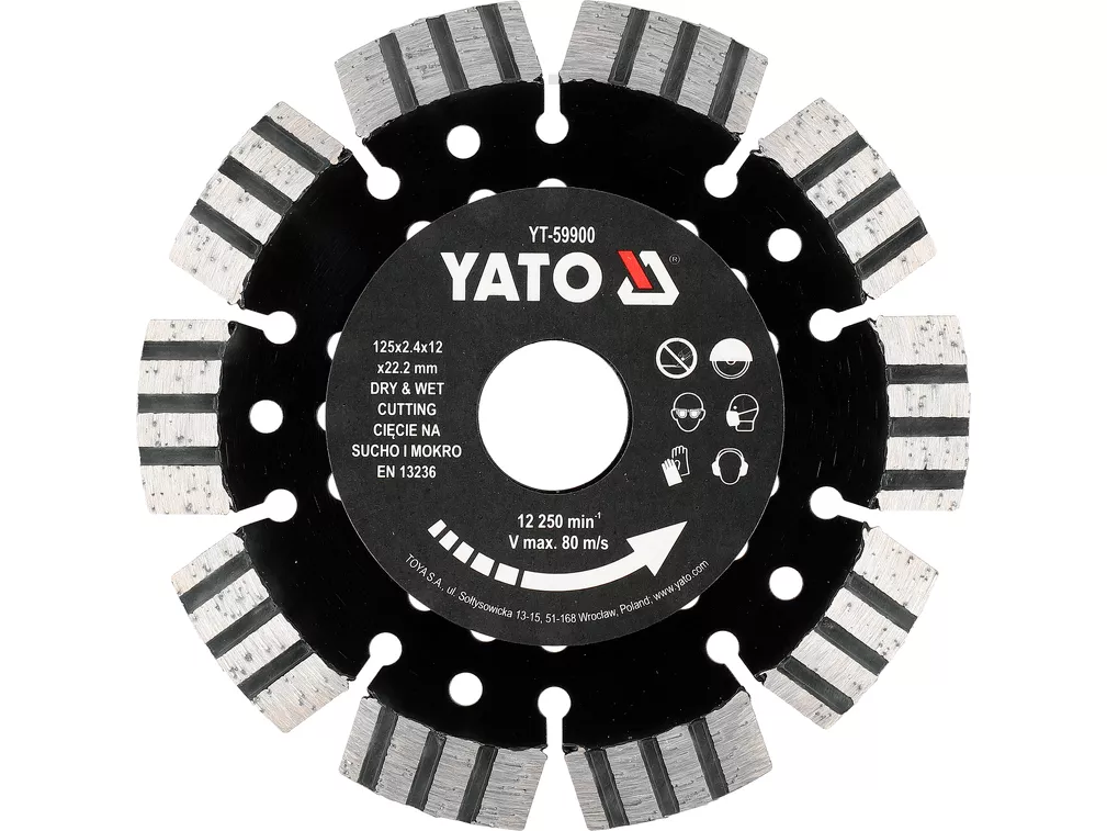 Yato Tarcza diamentowa do żelbetu 125 mm YT-59900