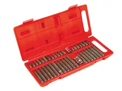 Top Tools Końcówki wkrętakowe hex, torx, spline 40szt.  39D377