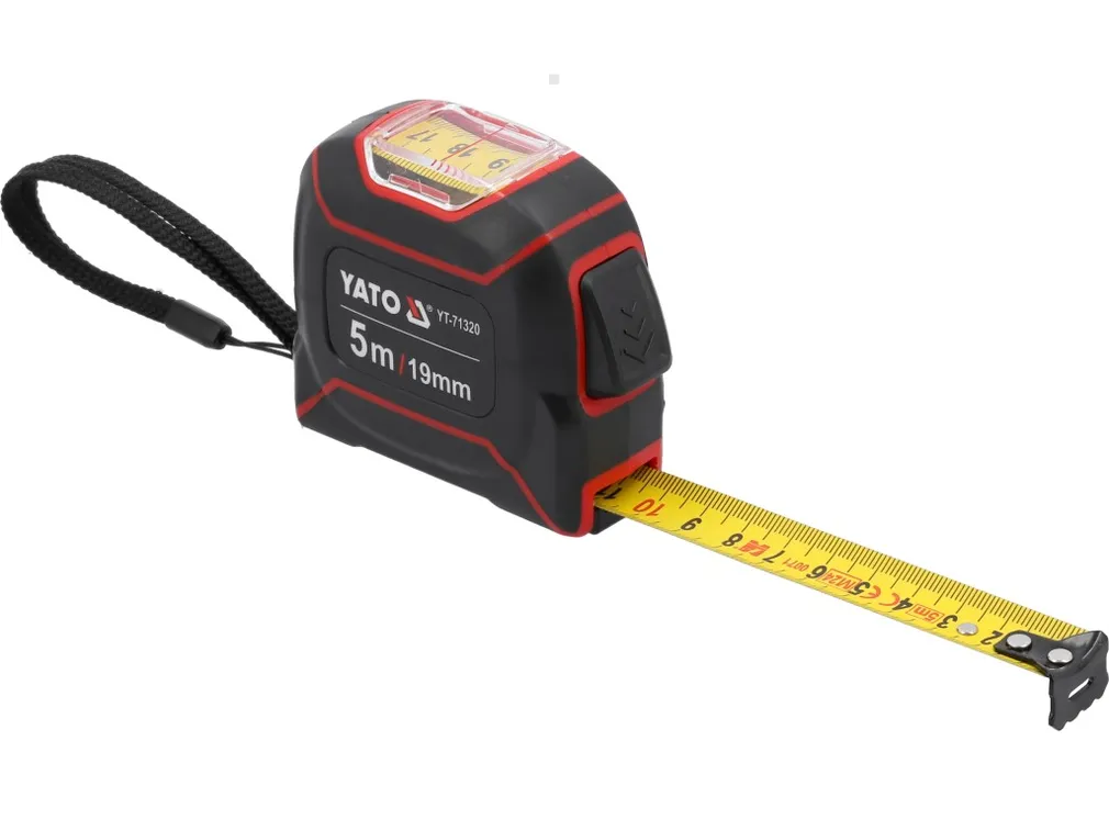 Yato Miara zwijana 5 m x 19 mm z górnym odczytem YT-71320