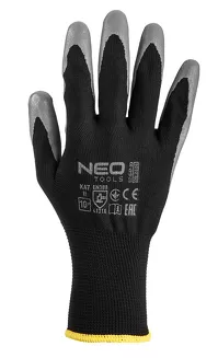 Neo Rękawice robocze, poliester pokryty ntrylemx, 4131X, rozmiar 10 97-647-10 - 4