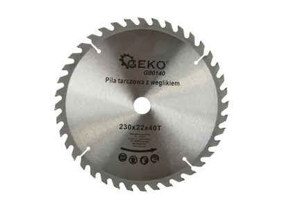 Geko Tarcza do cięcia drewna 230x22mm 40z. G00140 