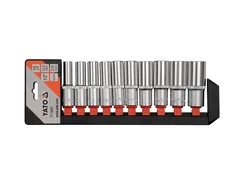 Yato Klucze nasadowe 1/2" długie 10 szt. YT-38861  