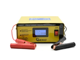 Geko Prostownik mikroprocesorowy LCD 12/24V G80037 - 2