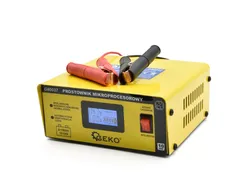 Geko Prostownik mikroprocesorowy LCD 12/24V G80037