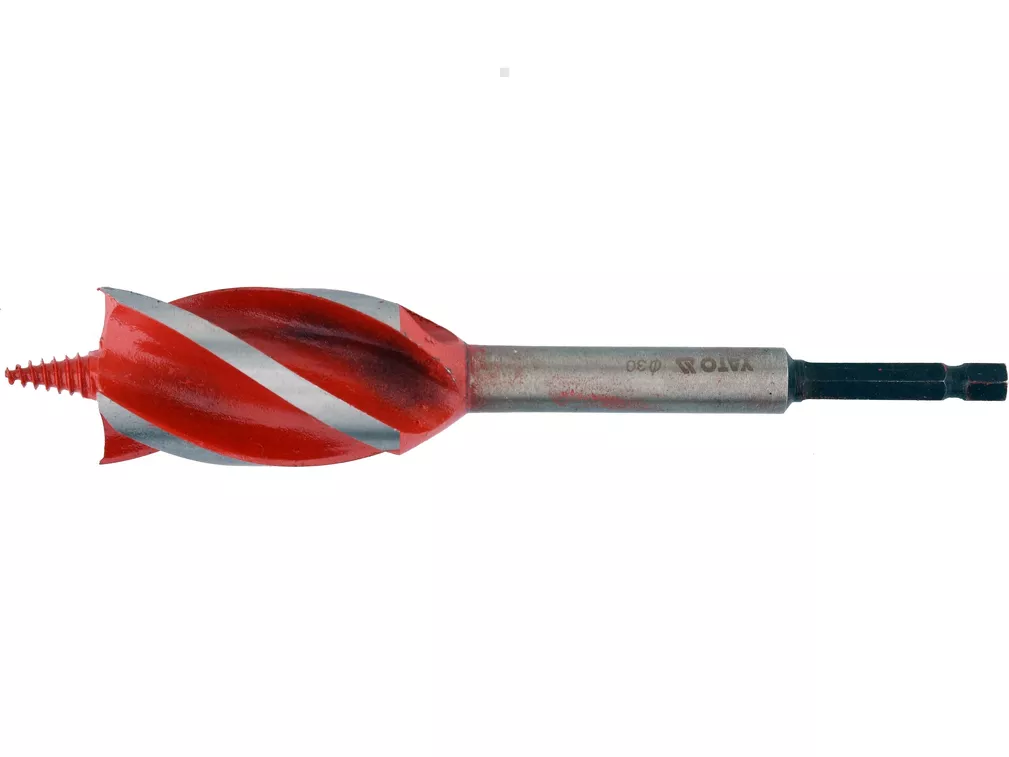 Yato Wiertło do drewna 4-ostrzowe HEX 30 mm YT-44689