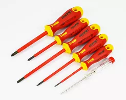 Felo Wkrętaki Ergonic seria 400 płaski,PH, 6 szt. 1000V FL41396398