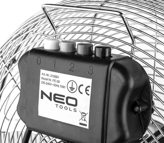 Neo Wentylator 50W 30 cm 3 prędkości 90-009 - 4