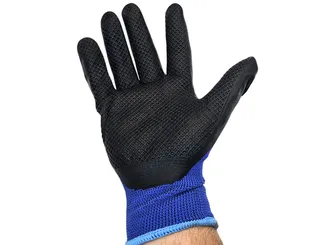 XL Rękawice robocze nitryl gumowy + spandex TECH DIAMAND 9 RDG9 - 4