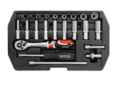 Yato Klucze nasadowe 1/4" 23 szt. YT-14451