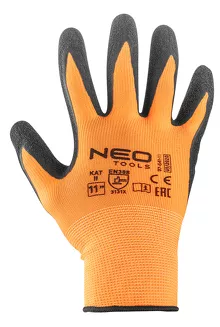 Neo Rękawice robocze, poliester pokryty lateksem (crincle),3131X, rozmiar 11 97-641-11 - 2