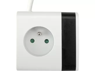 Sthor Przedłużacz kostka z USB 3 gniazda z uziemieniem 1,5 m 72480 - 5