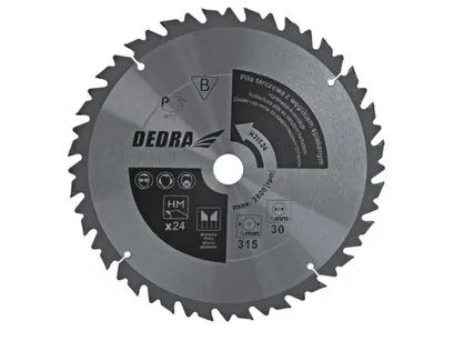 Dedra Tarcza do pilarki do drewna, wzmocnione zęby 36z 400x30  HL40036 