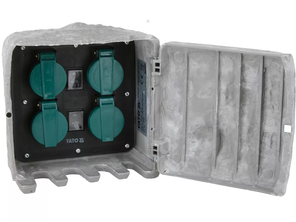 Yato Gniazdo ogrodowe kamień wbijane IP44 230 V YT-81271