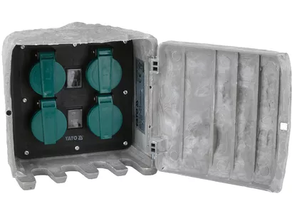 Yato Gniazdo ogrodowe kamień wbijane IP44 230 V YT-81271