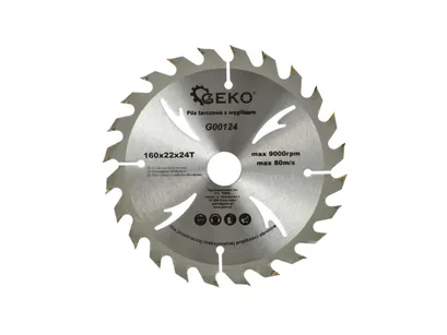 Geko Tarcza do cięcia drewna 160x22mm 24z. G00124 