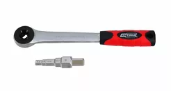 AWTOOLS Klucz do śrubunków z grzechotką stal chromowana AW20625