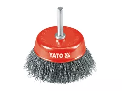 Yato Szczotka doczołowa z trzpieniem 75mm INOX  YT-4751 