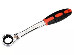 Yato Klucz oczkowy odgięty przelotowy z grzechotką 18 mm YT-02380
