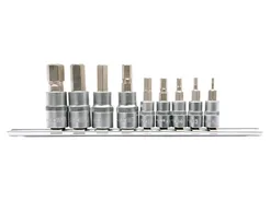 Yato Klucze ampułowe HEX na szynie 9cz. 2-12mm YT-04401