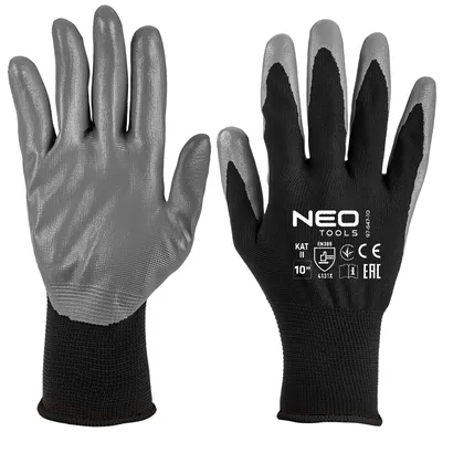 Neo Rękawice robocze, poliester pokryty ntrylemx, 4131X, rozmiar 11 97-647-11