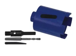 Dedra Otwornica diamentowa do betonu, gresu, kamienia długa zestaw 82mm M16 H1223 