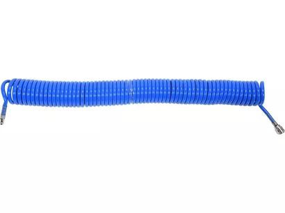 Yato Wąż spiralny pneumatyczny PU ze szybkozłączami 8 x 12 mm 15 m YT-24209