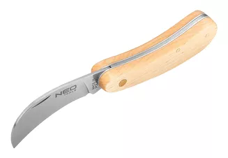 Neo Nóż monterski sierpak drewniane okładki 63-016 - 5