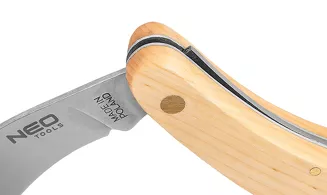 Neo Nóż monterski sierpak drewniane okładki 63-016 - 6