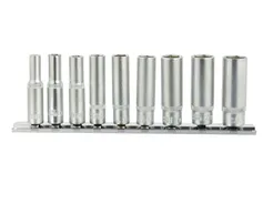 Geko Klucze nasadowe 1/4" 5-13mm CrV G13540