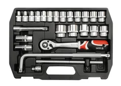Yato Klucze nasadowe 1/2" 25 szt. YT-38741 