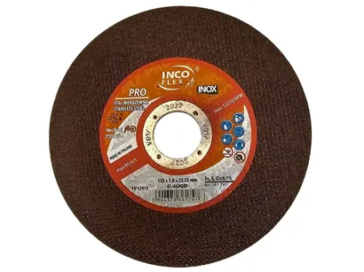 Incoflex Tarcza do cięcia stali nierdzewnej INOX PRO M41 125 x 1,0mm A60QBF
