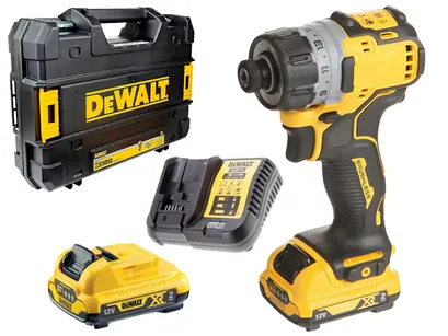 DeWalt Wkrętarka akumulatorowa 1/4" 12V 2x2Ah DCF601D2-QW 