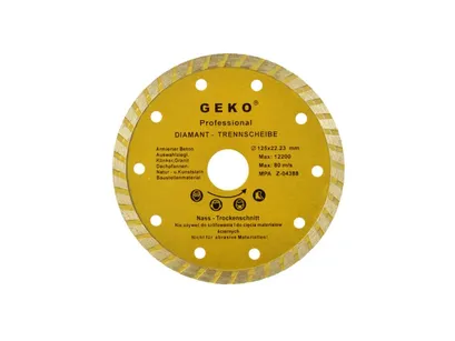 Geko Tarcza diamentowa do cięcia Turbo Profi 125x2mm G00261 