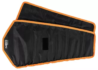 Neo Klucze płasko-oczkowe z grzechotką i przełącznikiem, zestaw 12 szt., 8 - 19 mm, miękkie etui 09-345 - 18
