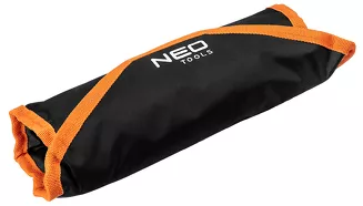 Neo Klucze płasko-oczkowe z grzechotką i przełącznikiem, zestaw 12 szt., 8 - 19 mm, miękkie etui 09-345 - 21