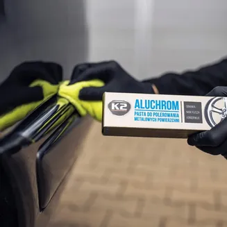 K2 Pasta do polerowania powierzchni metalowych Aluchrom 120g K003  - 5