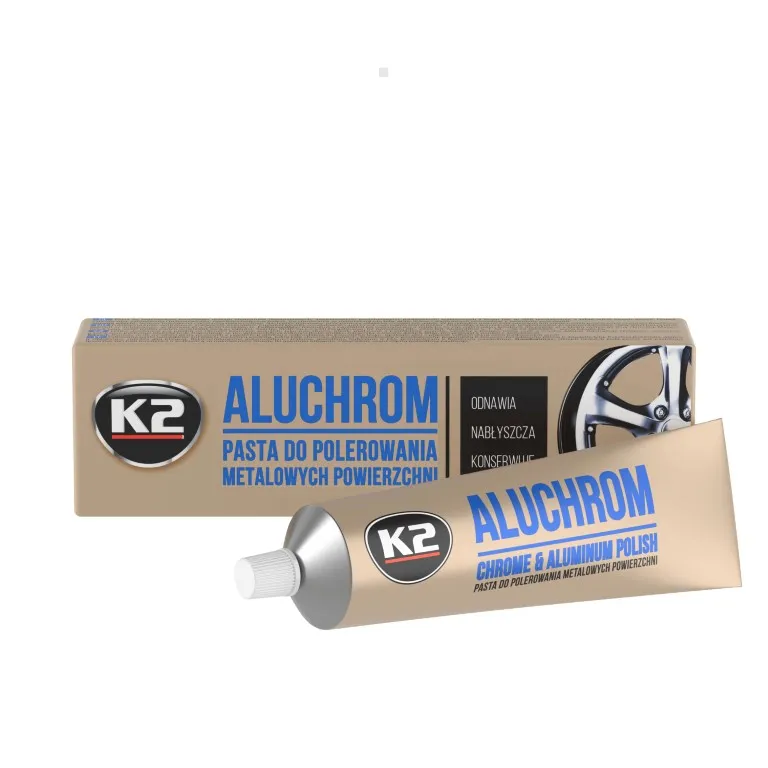 K2 Pasta do polerowania powierzchni metalowych Aluchrom 120g K003 