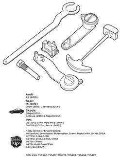 Neo Blokada rozrządu VAG 1,2/1,4 TSI/TFSI/TGI 11-338 - 2