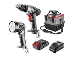 Graphite Wiertarko wkrętrka akumulatorowa 18V 1x2,0Ah + latarka 58G016