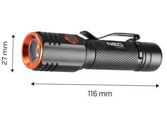 Neo Latarka akumulatorowa USB C 2000 Lm LED 99-067 - 2