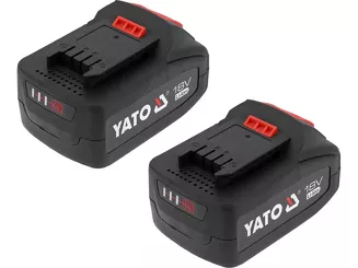 Yato Szlifierka kątowa akumulatorowa bezszczotkowa 18 V 125 mm 2 baterie 4Ah YT-828252 - 9