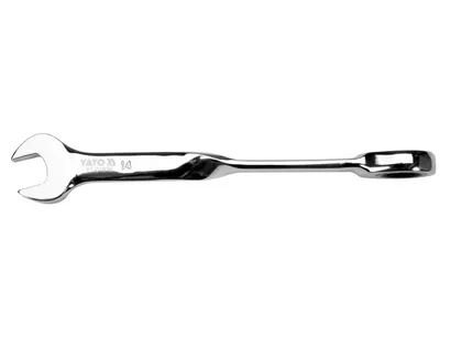Yato Klucz płasko-oczkowy skręcony z grzechotką 14mm YT-01876