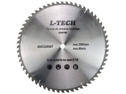 Geko Tarcza do cięcia drewna 600x32mm 60z. G00180 