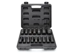 Geko Zestaw nasadek udarowych długich 1/2" 10-32mm 16szt. G10513 