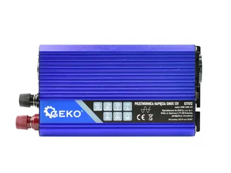 Geko Przetwornica napięcia 12v/230V 500/1000W G17012 - 5